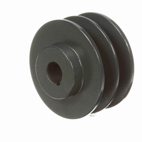 2 Groove Cast Iron Fhp - Finished Bore Sheave, 2BK34X3/4